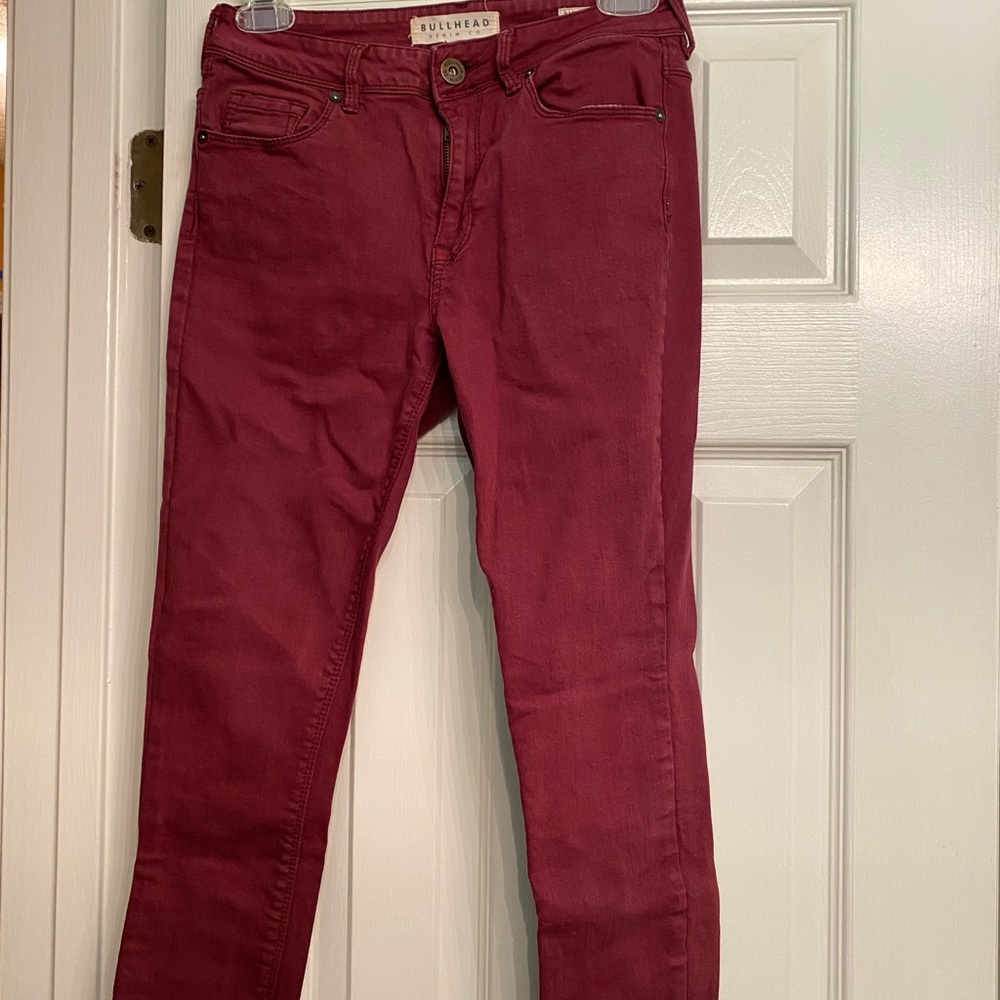 Red jeans